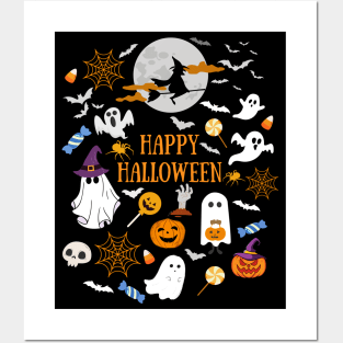 Halloween For Boys Grils, Happy Halloween,  Kids Halloween Posters and Art